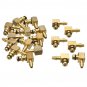 36Pcs Injector Flow Meter Adapter Test Kits For Common Rail Diesel Fuel Tester