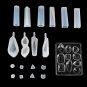 129pcs Resin Casting Mould Jewelry Pendant Making Silicone Mould Craft DIY