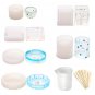 17Pcs DIY 3D Geometric Epoxy Resin Casting Molds Kit Silicone Mould Jewelry Pendant Craft Making Too