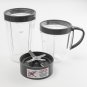 Grey Transparent Cup & Blade Replacement Accessories Set for NutriBullet