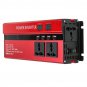 5000W DC 12V to AC 220V 50Hz Solar Power Interver Car Sine Wave Converter 4USB 3Sockets