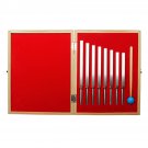 8Pcs Aluminum Medical Tuning Fork For Sound Therapy Mallet Box Music Instrument