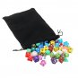 140PCS 20 Color Polyhedral Dices Set For Dungeons & Dragons Dice Desktop RPG Game