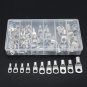 104Pcs Copper Cable Lugs Kit 6mm/10mm/16mm/25mm/35mm/50mm Battery Terminal Block 4WD