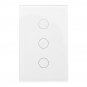 400W 10A WIFI Smart Wall Switch Ceiling Fan Controller Touch Panel Work with Alexa Google Home