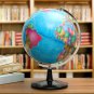 World Globe Rotating Map Earth Atlas Geography Diameter 32 cm Sturdy Base