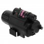 Red Laser Sight Dot Scope 3W LED Flashlight Combo Tactical Picatinny 20mm Rail Mount