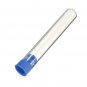 10pcs Borosilicate Glass Test Tubes Rimless Pyrex With Push Caps Lab