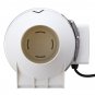 220V 35W 3 Inch Inline Duct Hydroponic Air Blower Ventilation System Exhaust Vent Fan