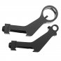 45 Degree Tactical Iron Sights Rear Front Sight Mount Set for Weaver Picatinny Rails