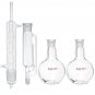 500ML Soxhlet Extractor Spherical Fat Extractor Glass Condenser For Detecting Food Seafood Dairy Pro