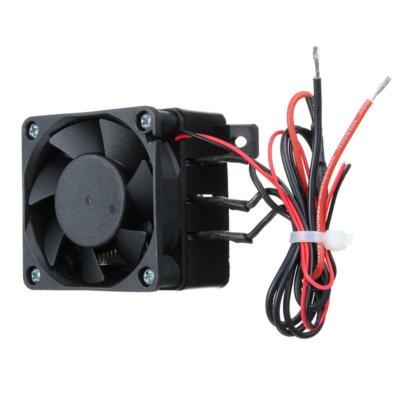 100W 12V 60x60mm DC PTC Fan Heater Constant Temperature Incubator