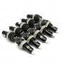 10pcs Electrical Panel Mounted Glass Fuse Holder For Radio Auto Stereo 5x20mm
