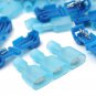 Excellway 100PCS Blue Quick Splice Wire Terminals&Male Spade Connector 2.5-4.0mm 16-14AWG