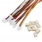 Excellway 20Pcs Mini Micro JST 1.0mm SH 4-Pin Connector Plug With Wires Cables 150mm