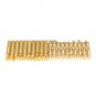 20Pcs 2mm Gold Banana Connector Plug With Heat Shrinkable Tube For Motor