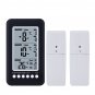 2 Sensor Wireless Freezer Alarm Digital Thermometer LCD screen Indoor Outdoor