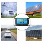 10/20/30/40/50A 12/24V MPPT Solar Controller LCD Solar Charge Controller Accuracy Dual USB Solar Pan