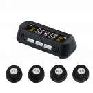External Solar Voice Tire Pressure Monitoring System USB Pressure Detector Monitor Built-in Sensor