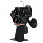 4 Blades Fireplace Fan Thermal Heat Power Wood Burner Fan Stove Fan