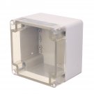 Plastic Waterproof Electronic Project Box Clear Enclosure Cover Electronic Project Case 120*120*90mm