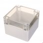 Plastic Waterproof Electronic Project Box Clear Enclosure Cover Electronic Project Case 120*120*90mm