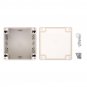 Plastic Waterproof Electronic Project Box Clear Enclosure Cover Electronic Project Case 120*120*90mm