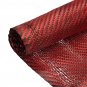 Carbon Fiber Cloth Black Red Fabric Twill Weave Panel Sheet 200gsm