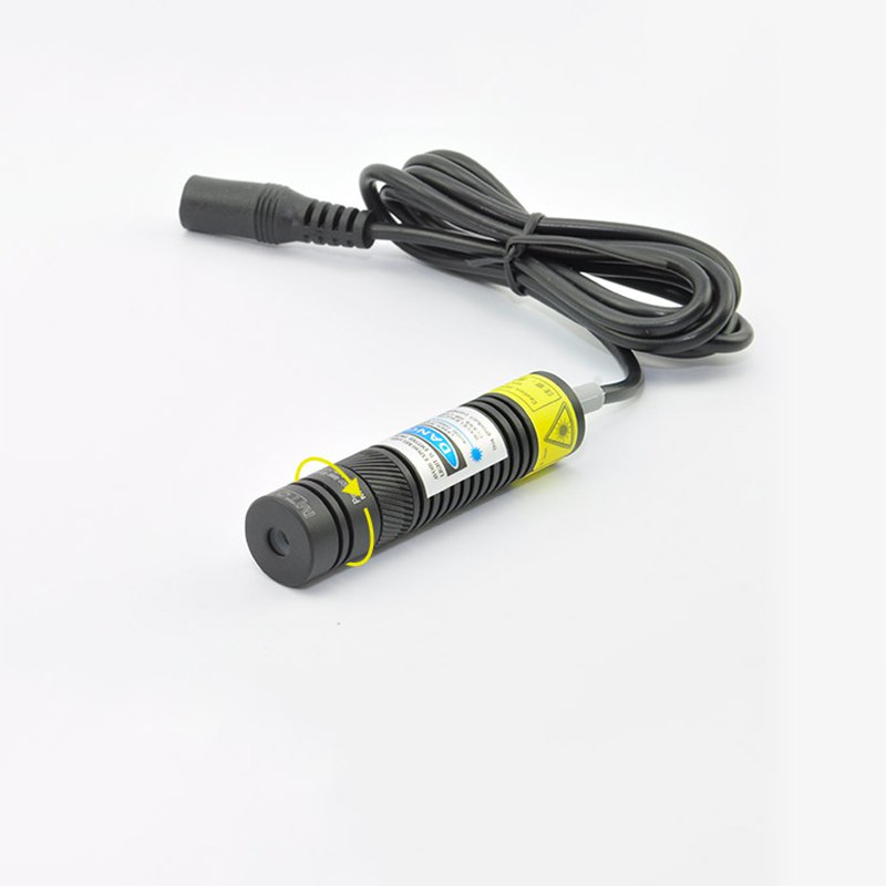 MTOLASER 200mW 405nm Blue-violet Dot Laser Module Generator Variable Focus Industrial Marking Positi