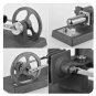 DIY Hot Air Stirling Engine Motor Model Power Generator Science Education Toy