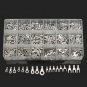 Excellway TC19 330Pcs Electrical Wire Connector Bare Cord Crimp Terminals Spade Assorted Kit