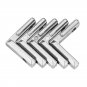 Suleve LJ20 5Pcs T Slot L Shape Inside Corner Connector Joint Bracket for 2020 Series Aluminum Profi