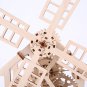 3D Wooden Windmill Puzzle DIY Mechanical Transmission Model Assembly Toys Creative Gift