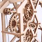 3D Wooden Windmill Puzzle DIY Mechanical Transmission Model Assembly Toys Creative Gift