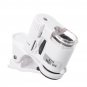 60X Magnifying Phone Mini Clip Microscope LED UV Lights Magnifier Science Toys