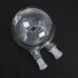 2000mL 24/40 Joint 2 Neck Round Bottom Glass Flask Double Neck Lab Chemistry Boiling Bottle