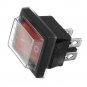 220V16A 20A 125V ON/OFF Red Switch Spare Waterproof Switch For Industrial Vacuum Suction Machines
