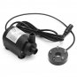 6-24V Solar Water Fountain Pump Water Pump Solar Panel DC Brushless Pumps Kit With 8 Nozzles 1200LPH