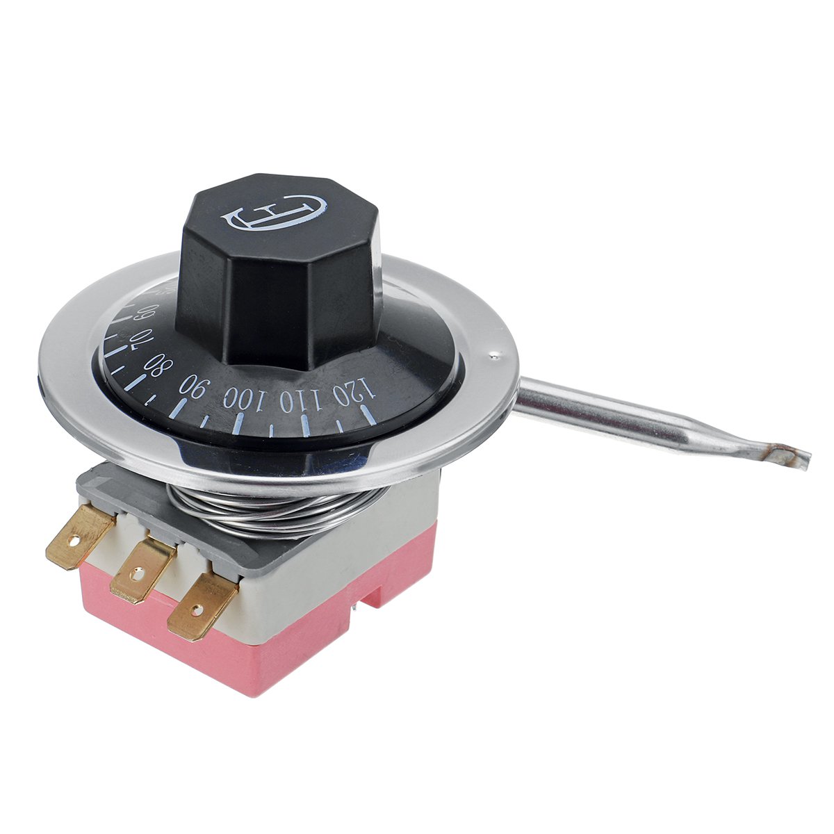 0-120C Universal Capillary Thermostat Temperature Controller Cooling Car Radiator Fan Control Switch