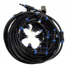 10M Misting System Water Sprinkler Hose Outdoor Mist Cooling Spraying Humidifier Tool