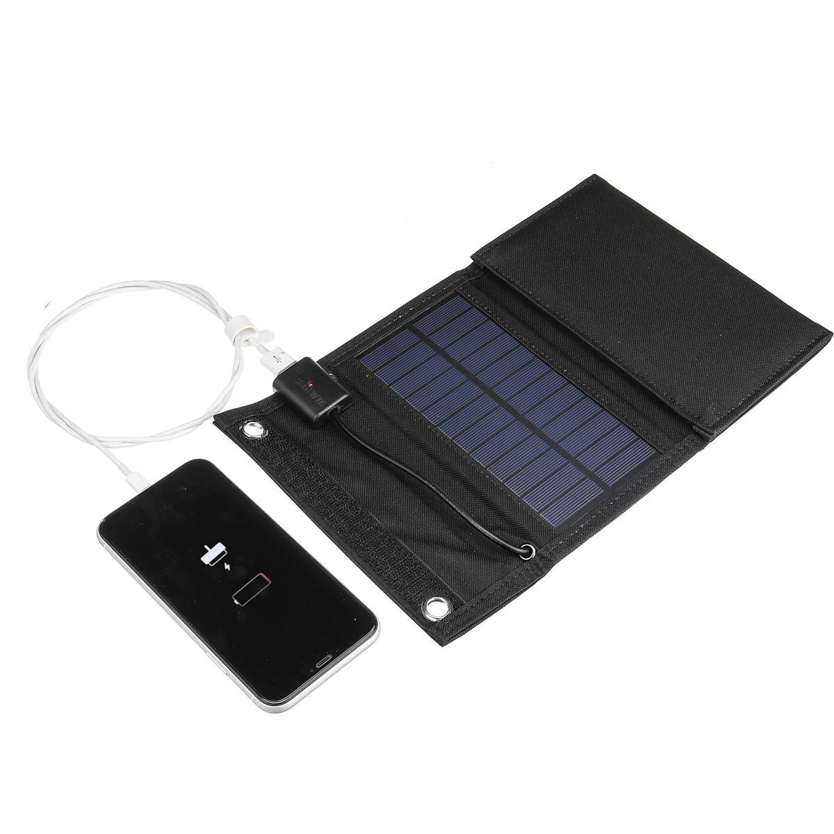 Solar Charger 5V Foldable Waterproof  Solar Power Charger USB Solar Battery Charger With Solar Panel