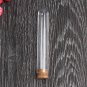 10Pcs 18*100mm Plastic Glass Test Tube With Cork Stopper Lab Supplies