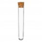 10Pcs 18*100mm Plastic Glass Test Tube With Cork Stopper Lab Supplies