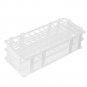 Transparent Clear Plastic Test Tubes Vials with Push Caps Plastic Test Tube Rack