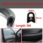 3m Long Rubber Seal Ring Strip Edge Protector Anti-scratch U Type for Door Window