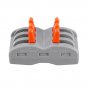 48Pcs Electrical Wiring Household 3PIN Docking Connector Electrical Connectors Wire Terminal Block U