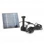 JT-180 1.4W 7V Solar Panel Power Fountain Pump Outdoor Garden Pond Pool Submersible Water Pump Kit