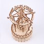 3D Carousel Music Box Puzzle DIY Wooden Machinery Transmission Model Assembly Toys Creative Gift