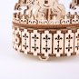 3D Carousel Music Box Puzzle DIY Wooden Machinery Transmission Model Assembly Toys Creative Gift