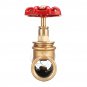 Vintage Steampunk 3/4'' Stop Valve Light Switch Red Handle W/ Wire For Pipe Lamp